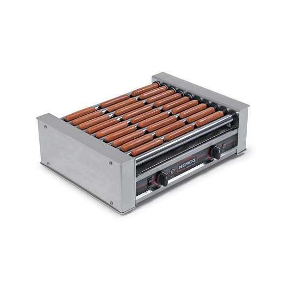 Roll-A-Grill Wide Hot Dog Grill 35.5"W Non-Stick