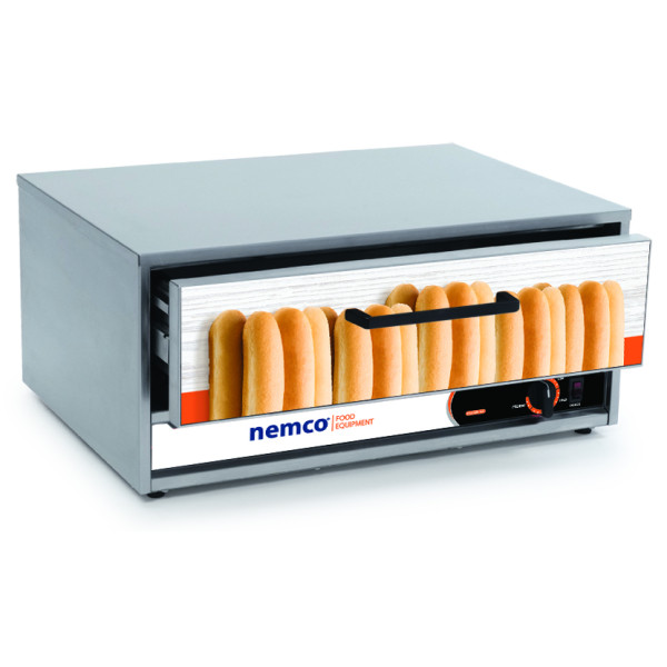 Roll-A-Grill Hot Dog Bun / Roll Warmer 35.5"W x 25" Deep