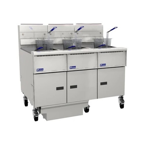 Solstice Electric Multiple Battery Fryer (3) 90 lbs