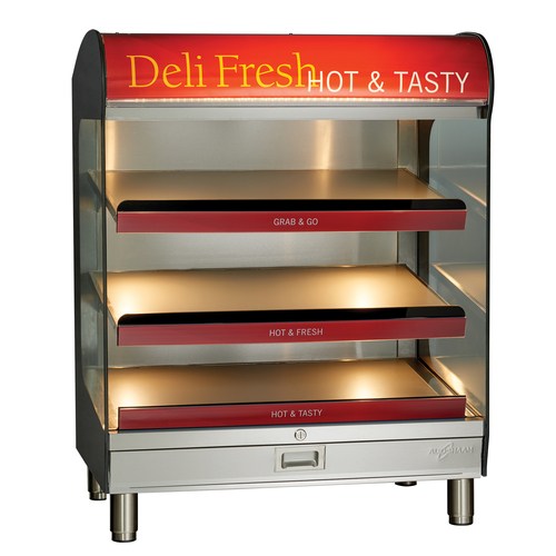 Halo Heat Countertop Heated Display Case 36"W