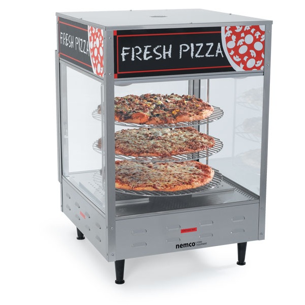 Heated Pizza Display Case 12"Dia