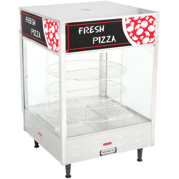 Heated Pizza Display Case 18"Dia