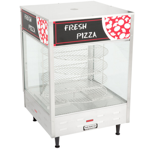 Heated Pizza Display Case 18"Dia