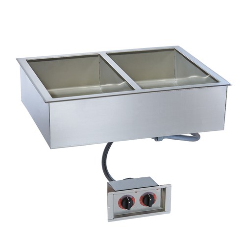 Halo Heat Drop-In Hot Food Well with Individual Controls