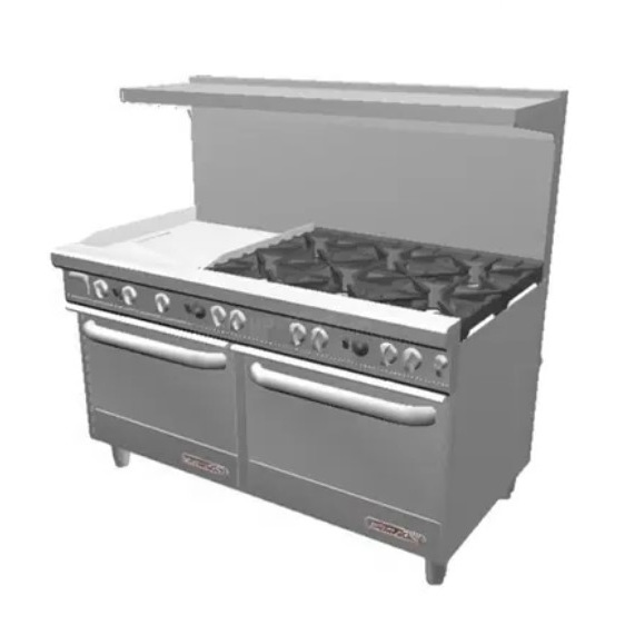 Ultimate Gas Restaurant Range 60"W