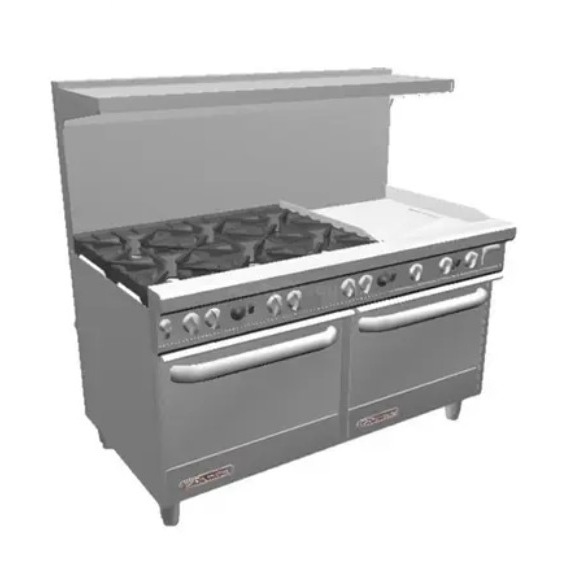 Ultimate Gas Restaurant Range 60"W